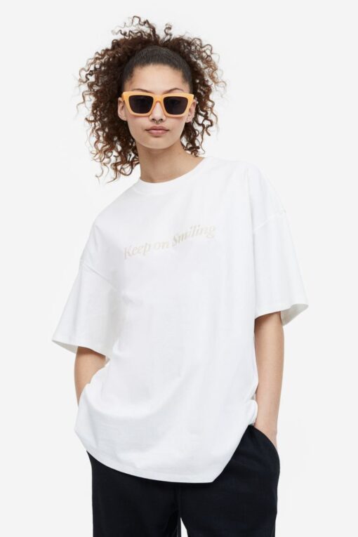 Oversized Motif T-shirt